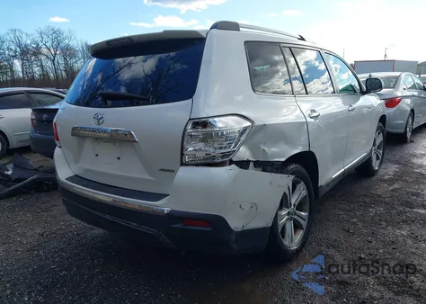 2012 Toyota Highlander Limited V6 z USA, uszkodzony, nr VIN 5TDDK3EHXCS098435